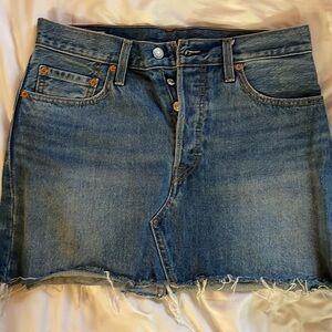Levi’s Dark Jean Skirt
